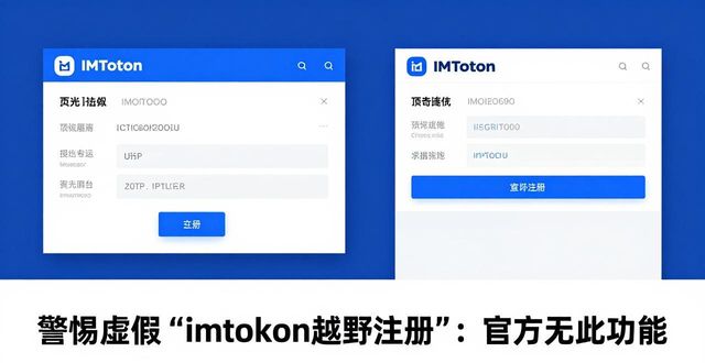 警惕虚假“imtoken越野注册”：官方无此功能  第1张